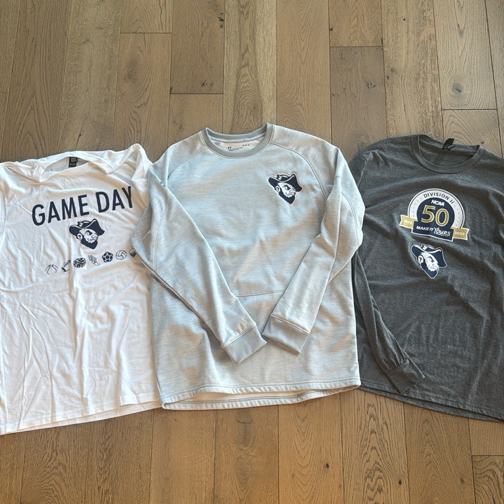 SDSMT set of shirts 
South Dakota School of Mines